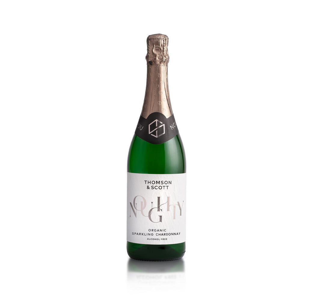 Noughty áfengislaust freyðandi Chardonnay hvítvín 750 ml.